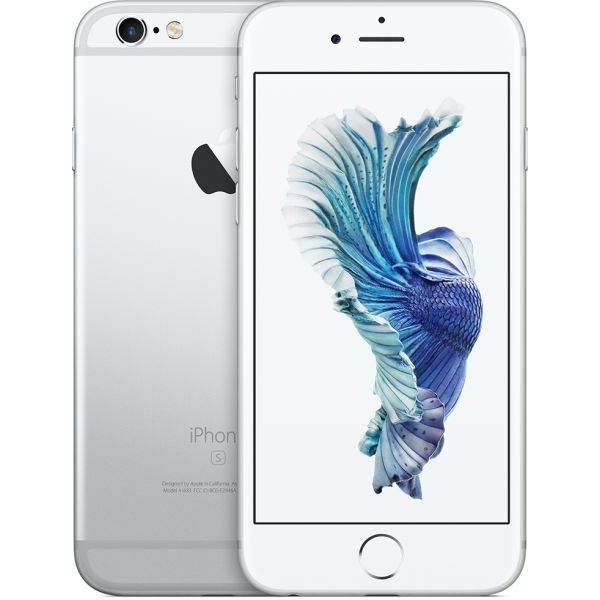 Apple iPhone 6S 16GB White Silver - New Battery, Case, Screen Protector & Shipping (Rear Cam Not Work)