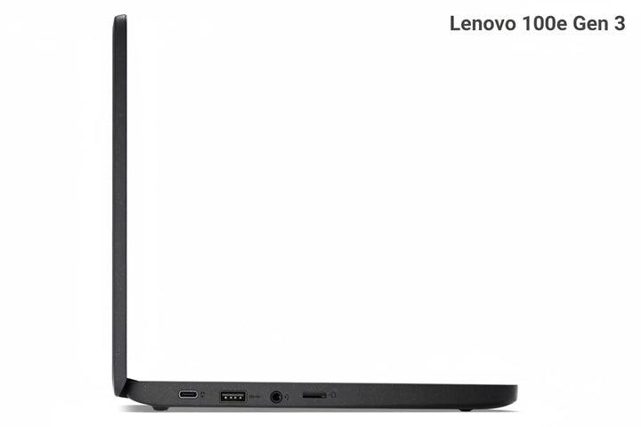 Lenovo Chromebook 100E Gen 3 Intel Celeron N4500 right side view connectivity ports SmartGear NZ New Lynn