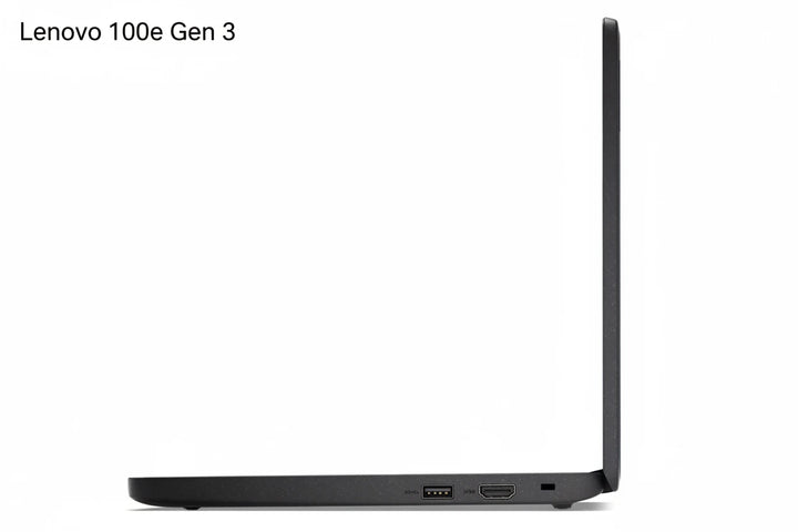 Lenovo Chromebook 100E Gen 3 Intel Celeron N4500 right side view connectivity ports SmartGear NZ New Lynn