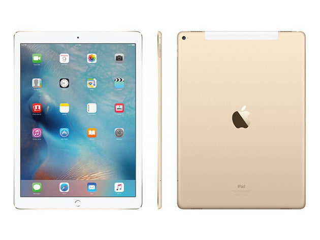Apple iPad Pro 12.9 inch Gold 1st Gen 2015 128GB Wi-Fi & Cellular (As New) Pre-Owned