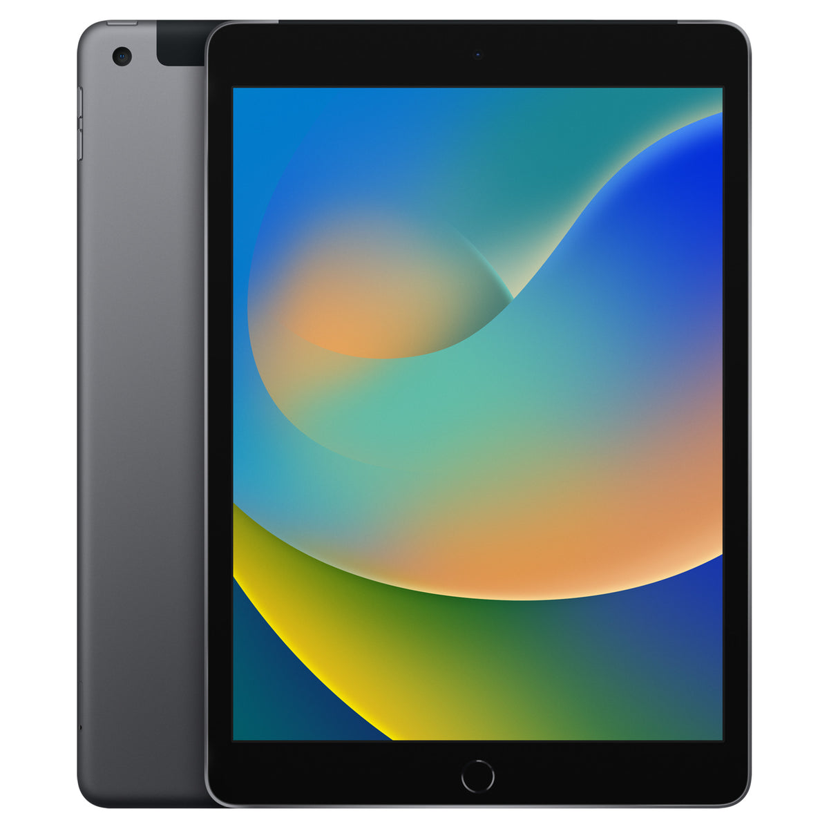 Apple iPad 10.2-inch 256GB Wi-Fi + Cellular 4G LTE Space Gray 9th Gen New Battery - Used