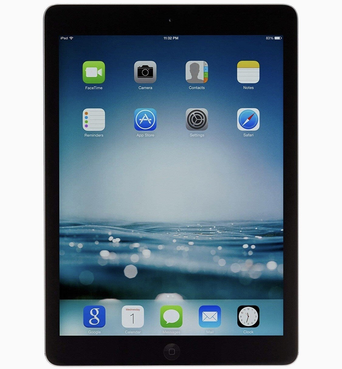 Apple iPad Air 1st Gen 64GB Cellular - New Battery, Case, Glass Screen Protector (Fair) Black Patch