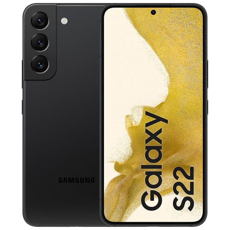 Samsung Galaxy S22 5G 128GB 8GB Black SM-G901U With Case, Screen Protector & Shipping (As New)