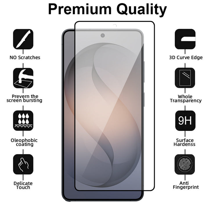 Samsung Galaxy S26 Ultra tempered glass screen protector detail