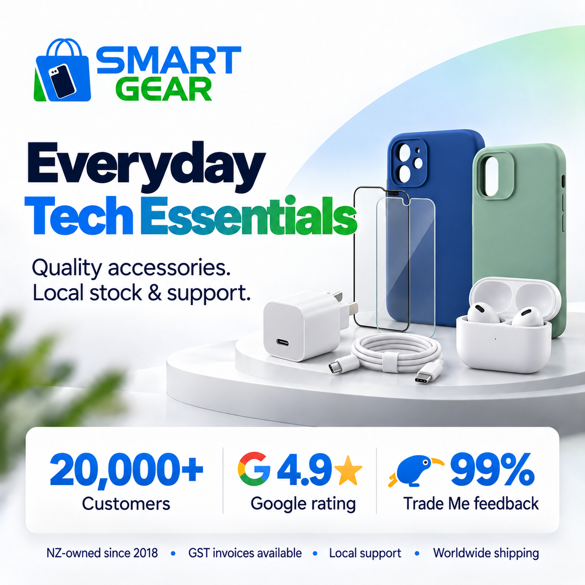 SmartGear NZ – quality tech accessories with local stock and support