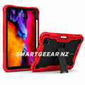 iPad Air 5th & 4th Gen / iPad Pro 11-inch (2020–2022) Heavy Duty Rugged Case with Kickstand & Pencil Holder – Red