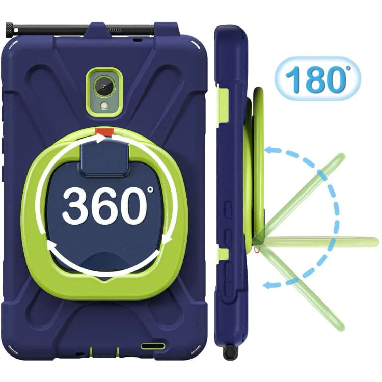 Samsung Galaxy Tab Active 3 / Active 5 8.0 Rugged Shockproof Case with Stand and Hand Grip