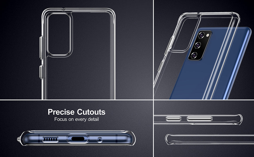 Tough Clear Shockproof Case for Samsung Galaxy S20 Fe