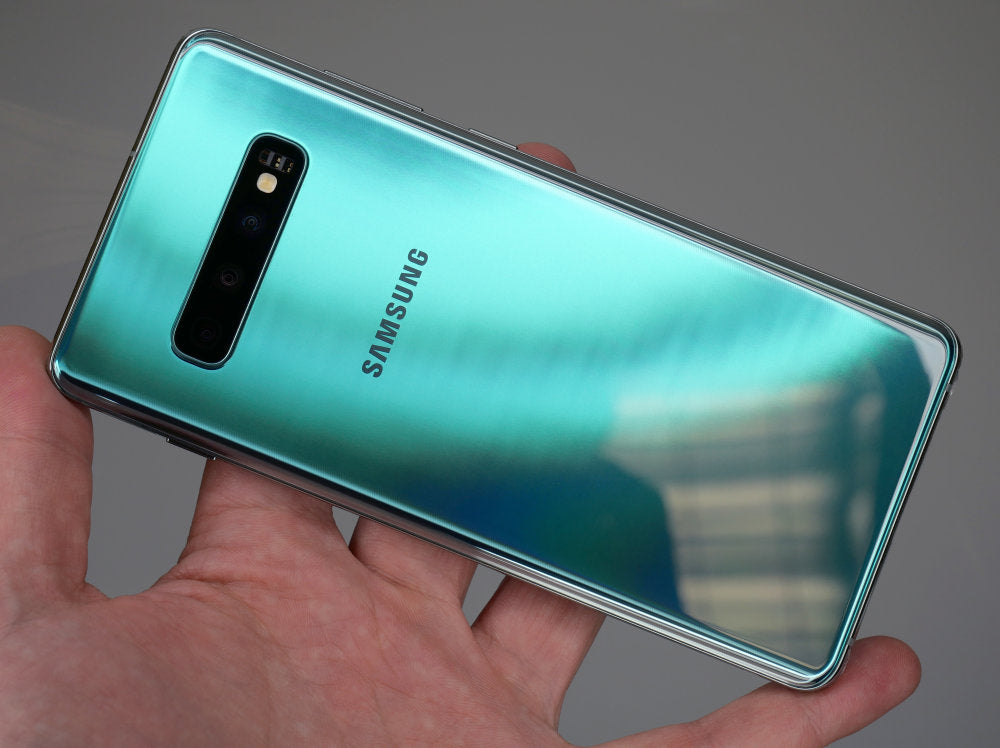 Samsung Galaxy S10 Plus Green 128GB (Like New - Grade 1) New Case & Glass Screen Protector