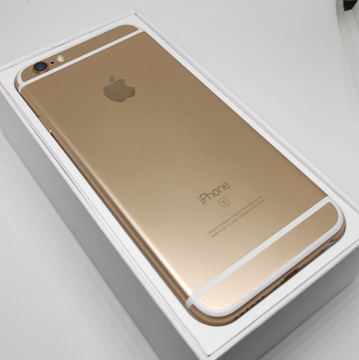 Apple iPhone 6S 64GB Gold - New Battery, Case, Screen Protector & Shipping (As New)