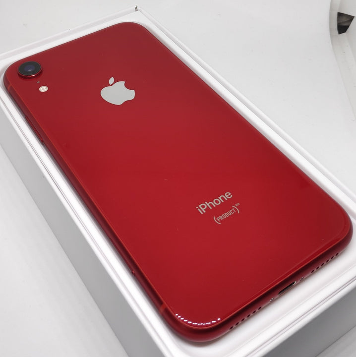 Apple iPhone XR 64GB Red (As New) with New Case, Screen Protector