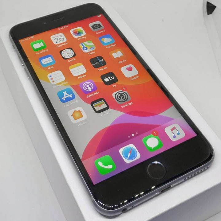 Apple iPhone 6s Plus 128GB Space Grey - New Battery, Case, Screen Protector & Shipping ( As New)
