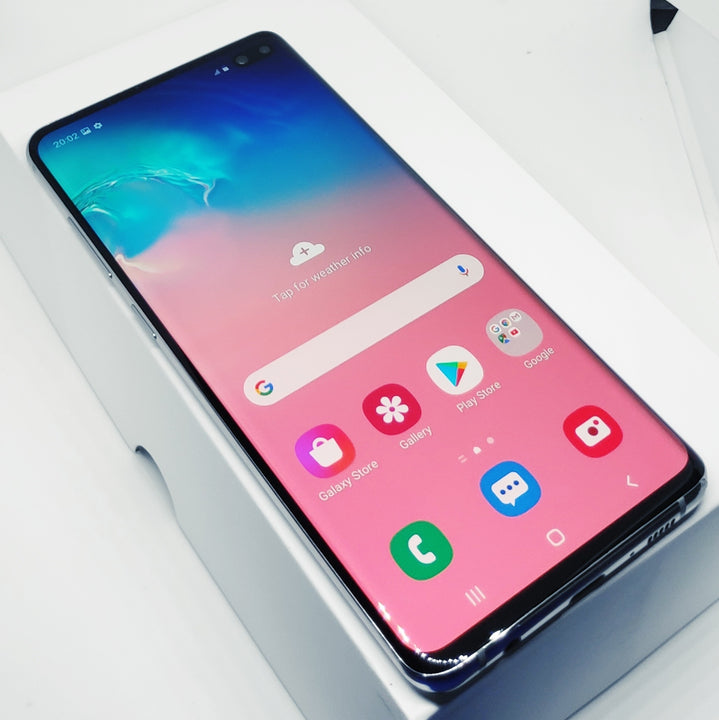 Samsung Galaxy S10 Plus Pink 128GB New Case & Glass Screen Protector (Like New)