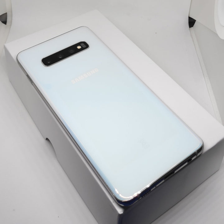 Samsung Galaxy S10 Plus White 128GB (Excellent) *Free Shipping, New Case & Glass Screen Protector*