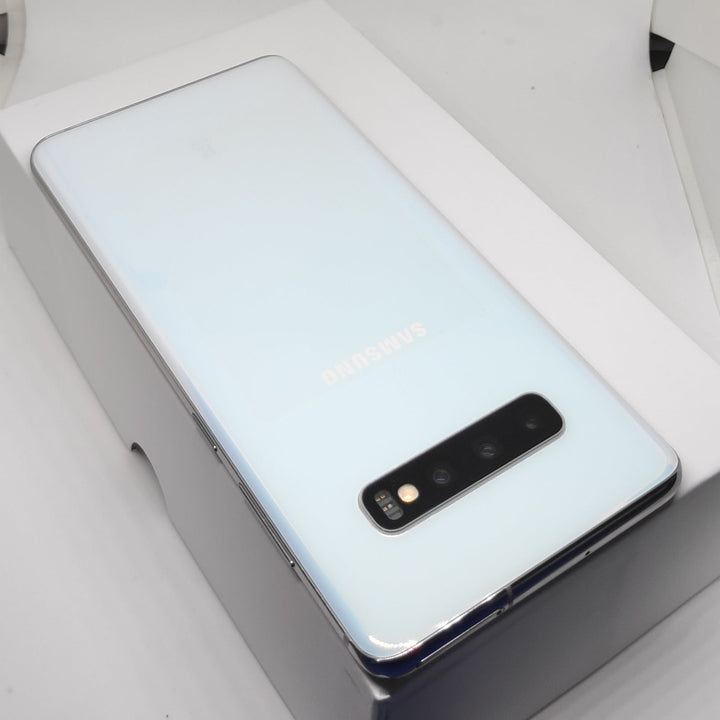 Samsung Galaxy S10 Plus White 128GB (Excellent) *Free Shipping, New Case & Glass Screen Protector*