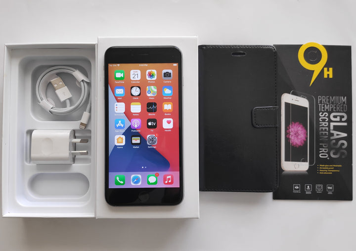 Apple iPhone 6s Plus 128GB Space Grey - New Battery, Case, Screen Protector & Shipping ( As New)