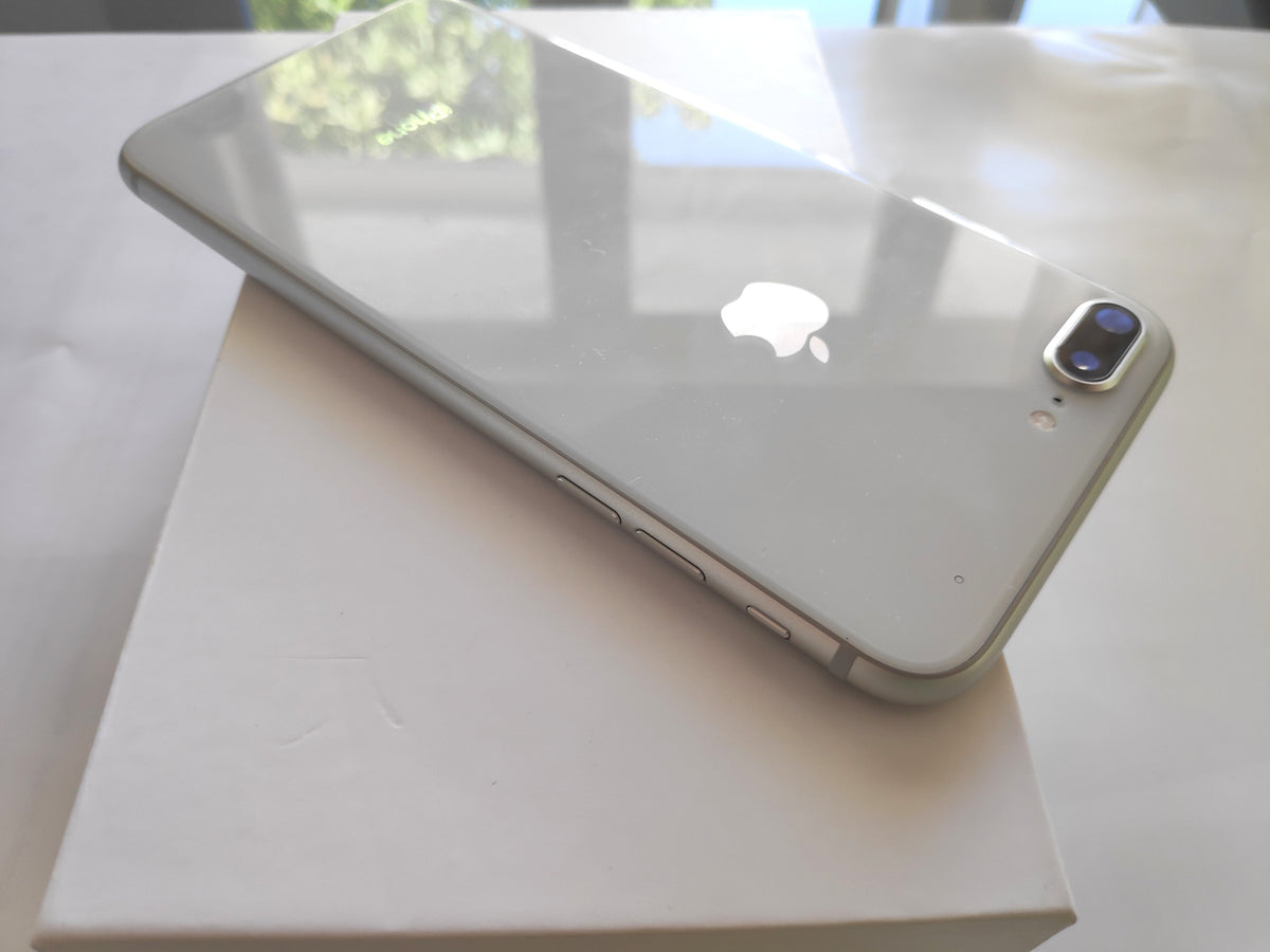 Apple iPhone 8 Plus 256GB White New Battery With Case, Screen Protector (Exc)