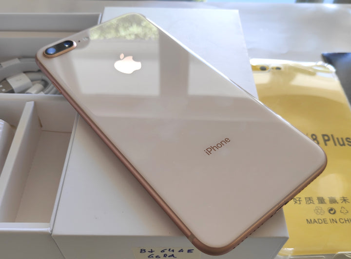 Apple iPhone 8 Plus 256GB Gold - New Battery (Excellent) *Free Case, Screen Protector & Shipping*