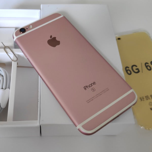 Apple iPhone 6S 32GB Rose Gold - New Case, Screen Protector & Original Box (As New) Pre-owned