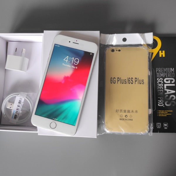 Apple iPhone 6s Plus 16GB White - New Battery, Case, Screen Protector (Exc)