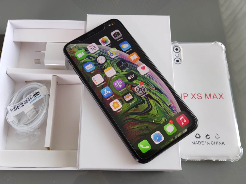 Apple iPhone XS Max 64GB Black - New Battery, Case & Glass Screen Protector (Exc)