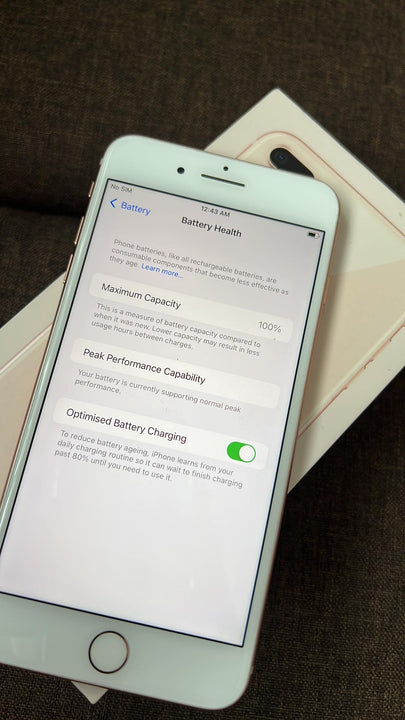 Apple iPhone 8 Plus 64GB Gold in Original Box - New Battery (Used)