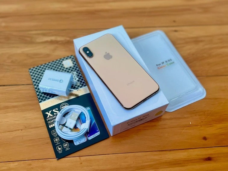 Apple iPhone XS 256GB Gold (Like New) *Free Case, Glass Screen Protector & Shipping*