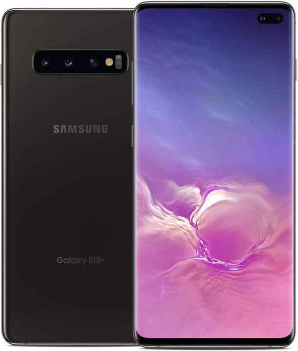 Samsung Galaxy S10 Plus Ceramic Black 512GB (Excellent) *Free Shipping, New Case & Glass Screen Protector*