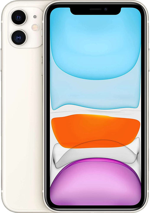 Apple iPhone 11 128GB White - New Case & Glass Screen Protector (Fair)