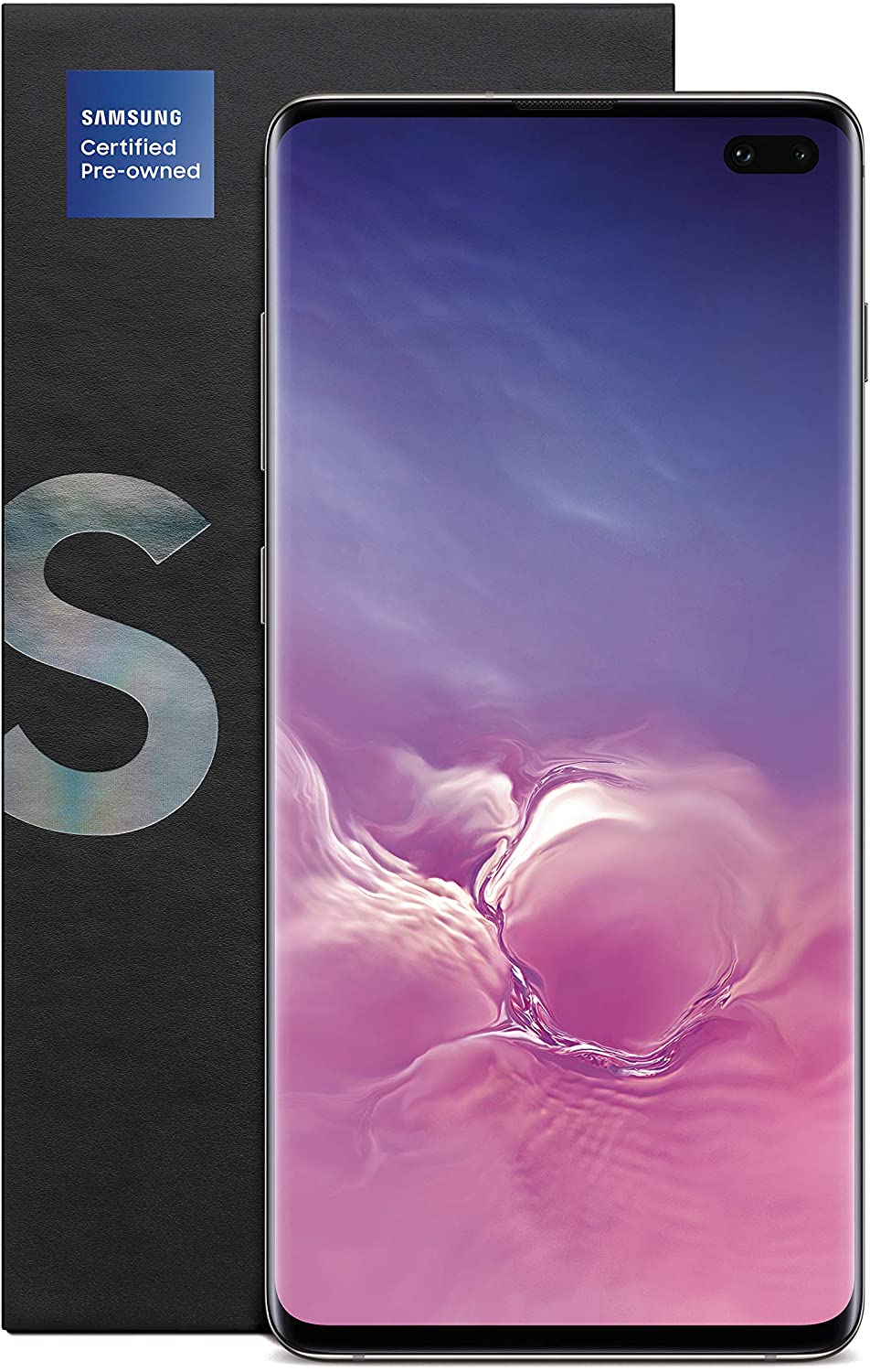 Samsung Galaxy S10 Plus Black 128GB (Excellent) New Case & Glass Screen Protector