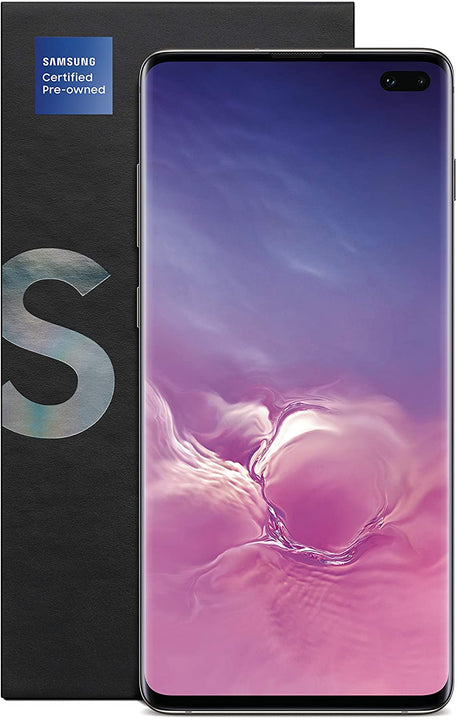 Samsung Galaxy S10 Plus Black 128GB (Excellent) *Free Shipping, New Case & Glass Screen Protector*