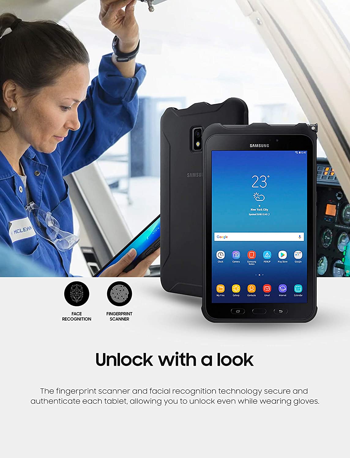 Samsung Galaxy Tab Active 2 | Cellular, S Pen, Rugged Case, Calling (Excellent) SM-T395
