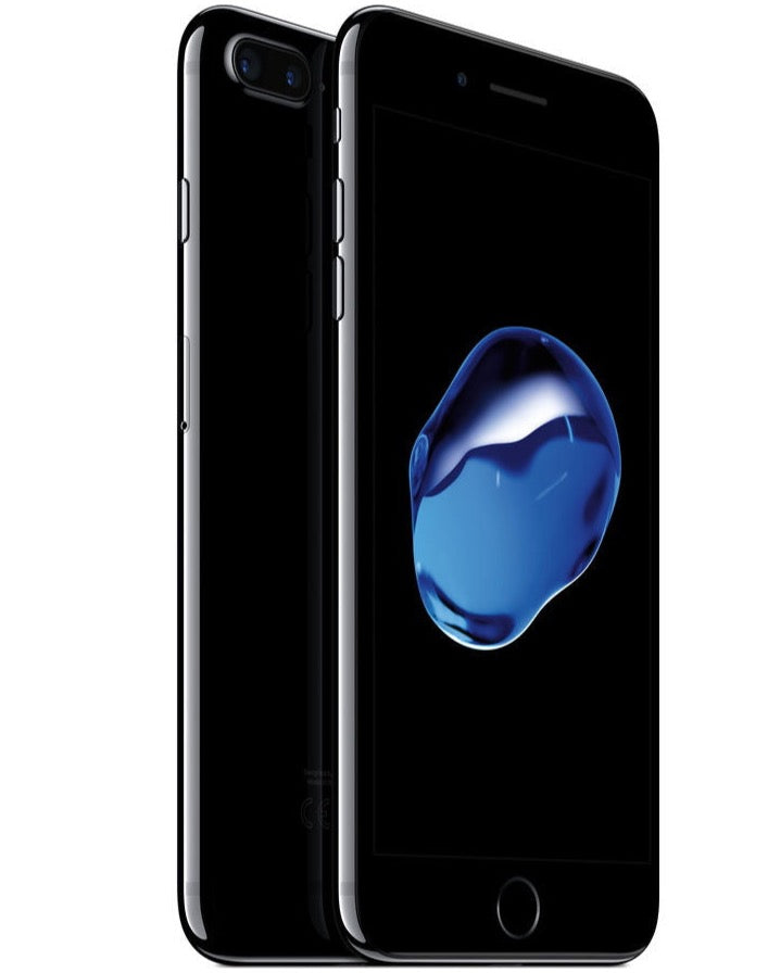 Apple iPhone 7 Plus 128GB Jet Black (Good) New Battery New Case & Glass Screen Protector