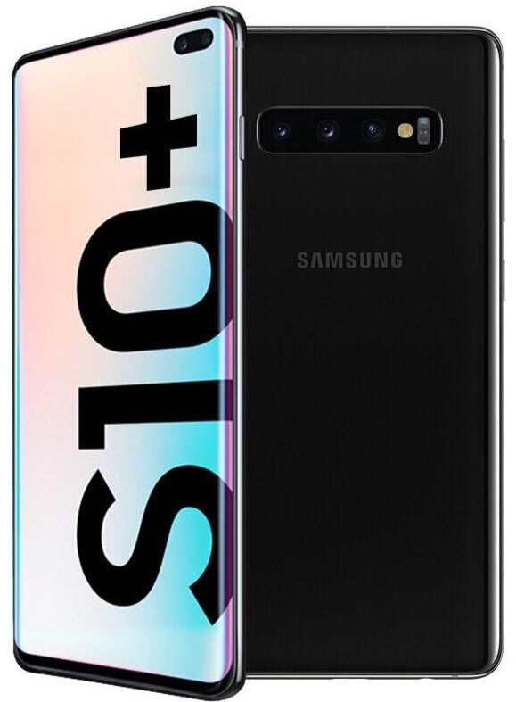 Samsung Galaxy S10 Plus Ceramic Black 1TB & 12GB Ram (Excellent) New Case & Glass Screen Protector