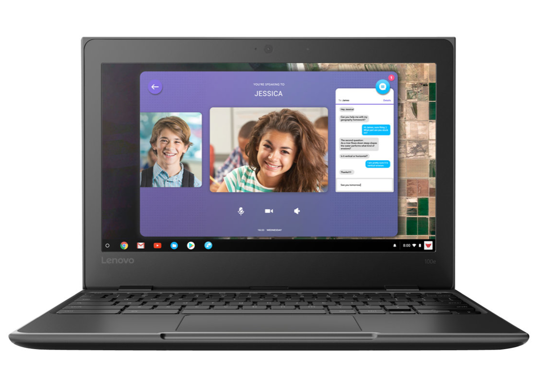 Lenovo 100e 1st Gen Rugged 11 inch Chromebook “PlayStore Compatible” School Ready (Exc)