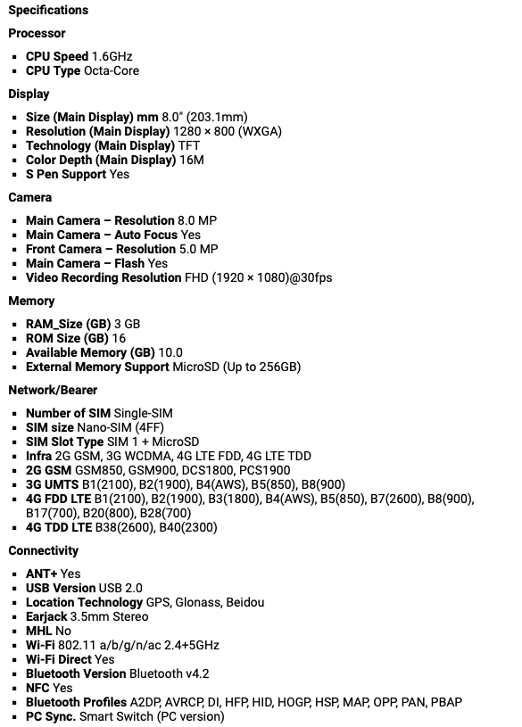 Samsung Galaxy Tab Active 2 | Cellular, S Pen, Rugged Case, Calling (Excellent) SM-T395