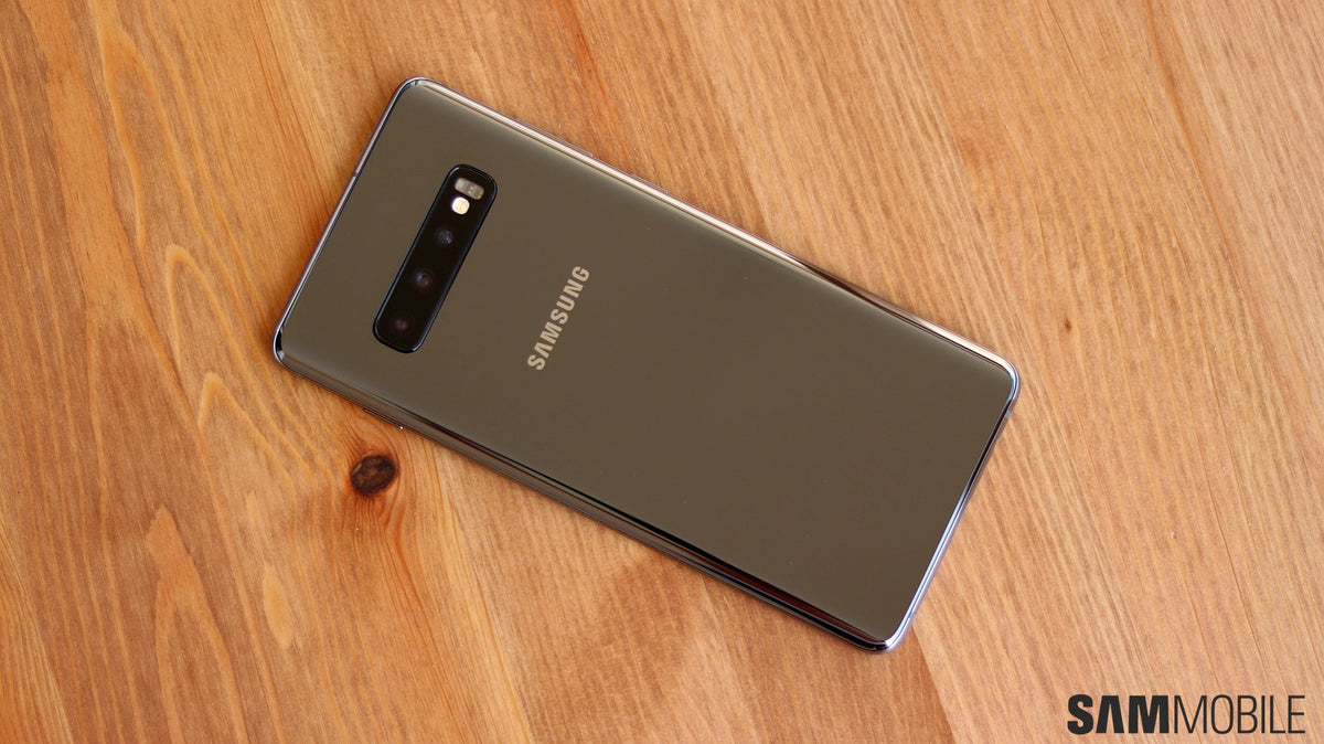 Samsung Galaxy S10 Plus Ceramic Black 512GB (Excellent) Screen Burn New Case & Glass Screen Protector