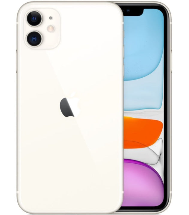 Apple iPhone 11 128GB White - New Case, Glass Screen Protector (Exc)
