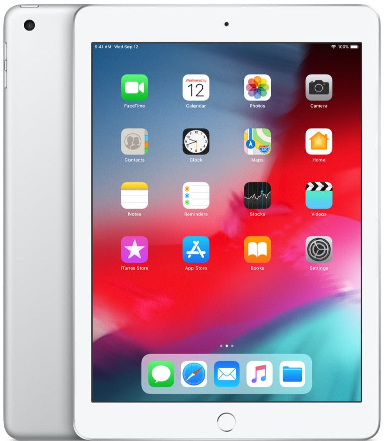 Apple iPad 6th Gen 128GB Wi-Fi - New Battery, Screen Protector (Exc) Touch ID NW