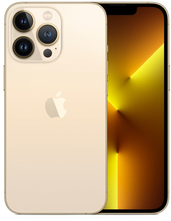 Apple iPhone 13 Pro 128GB 5G Dual Sim Gold (Good) New Case, Glass Screen Protector & Shipping