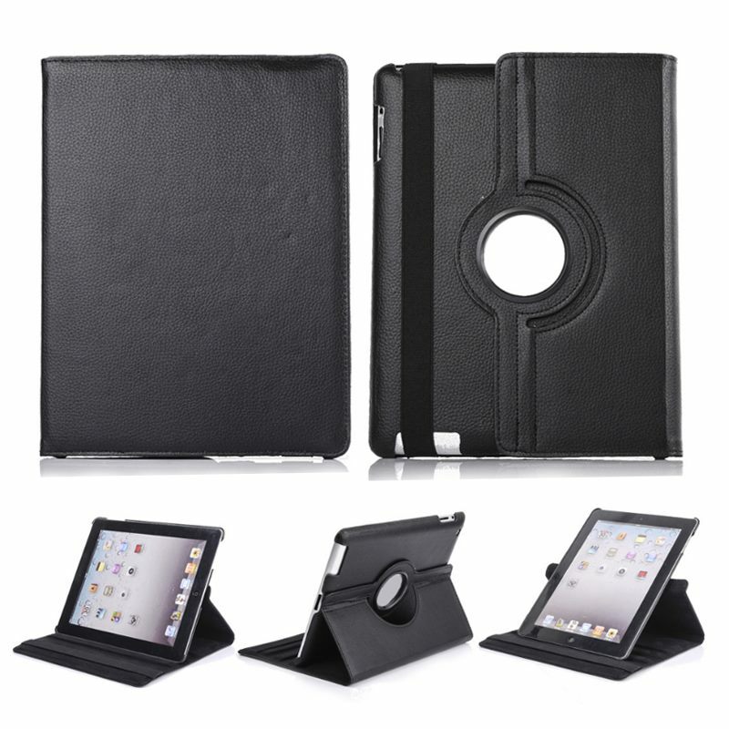 Kickstand Book Case for iPad 5, iPad 6, iPad Pro 9.7, iPad Air 1 & 2 (Black) *Free Shipping*